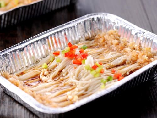 丰宁锡纸烤金针菇